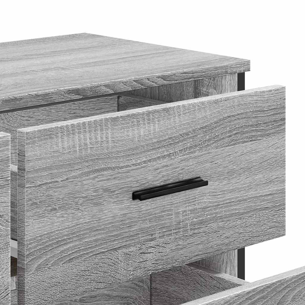 Kommode Schwarz 91x35,5x74,5 cm Holzwerkstoff