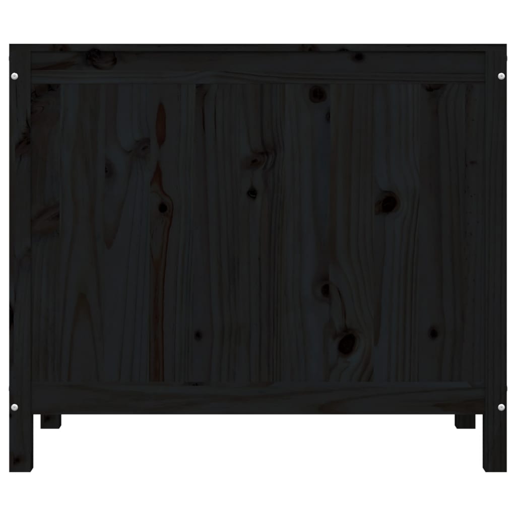 Wäschetruhe 44x44x76 cm Massivholz Kiefer
