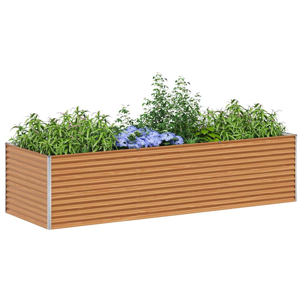 Garten-Hochbeet 100 x 50 x 36 cm Cortenstahl