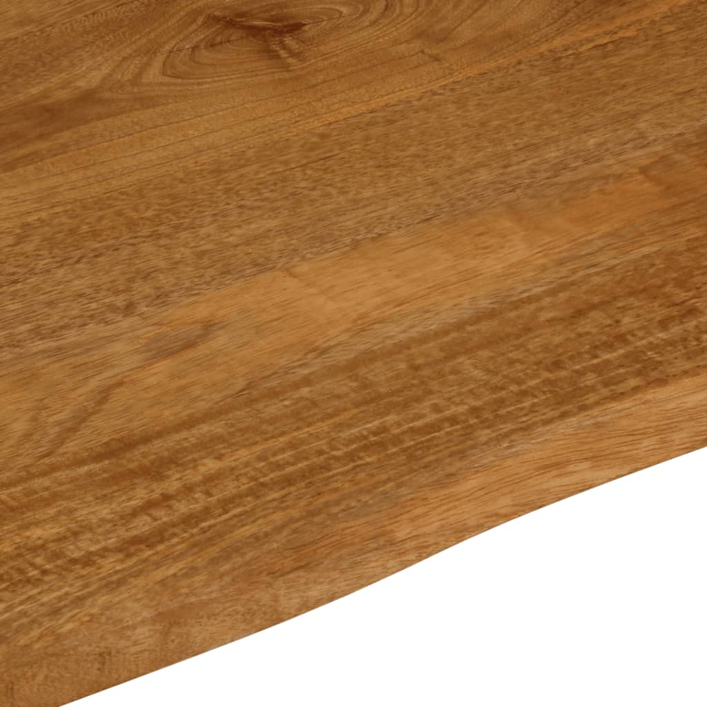 Tischplatte 40x40x2,5 cm Rechteckig Massivholz Akazie Baumkante