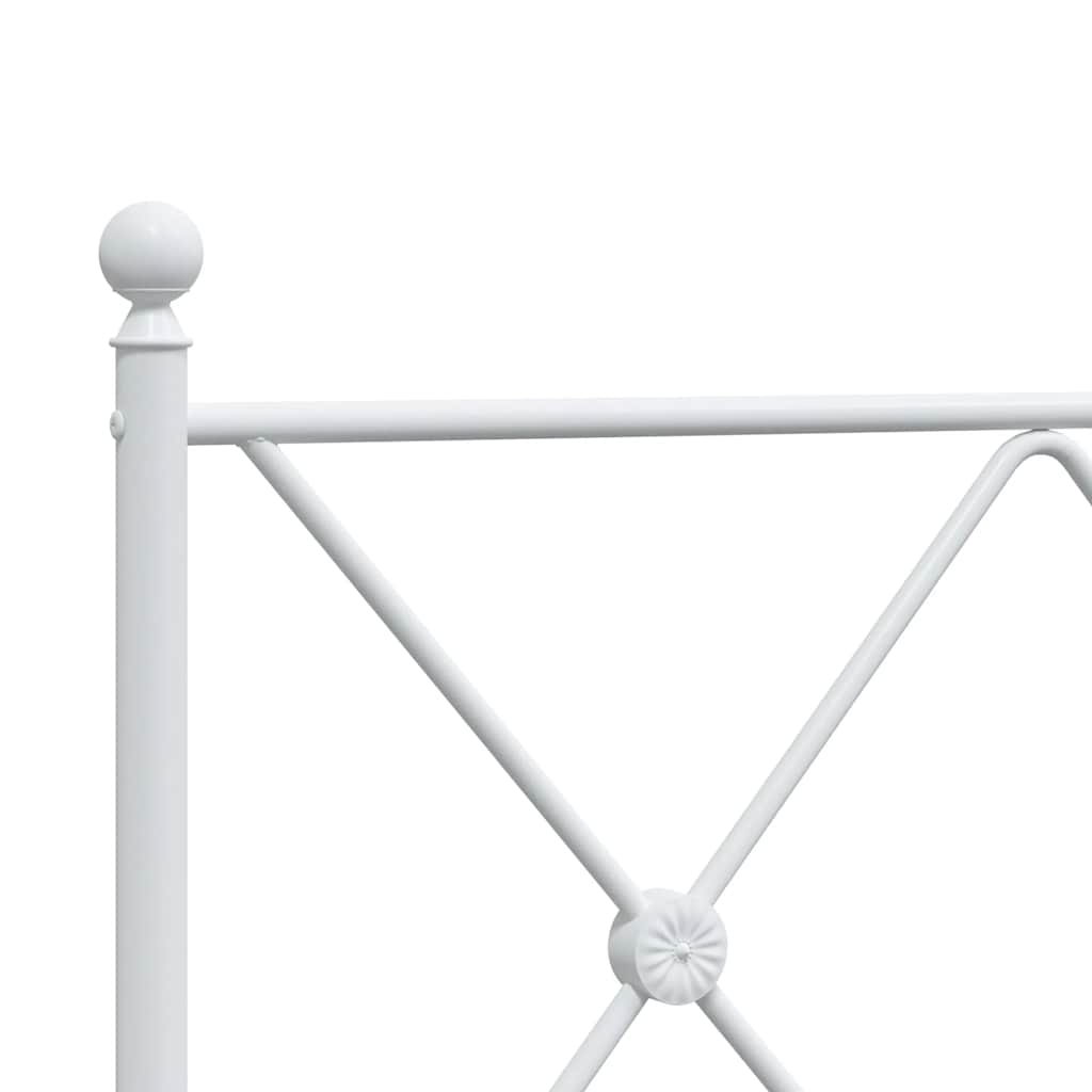 Ersatz-Kopfteil Metall Schwarz 75 cm