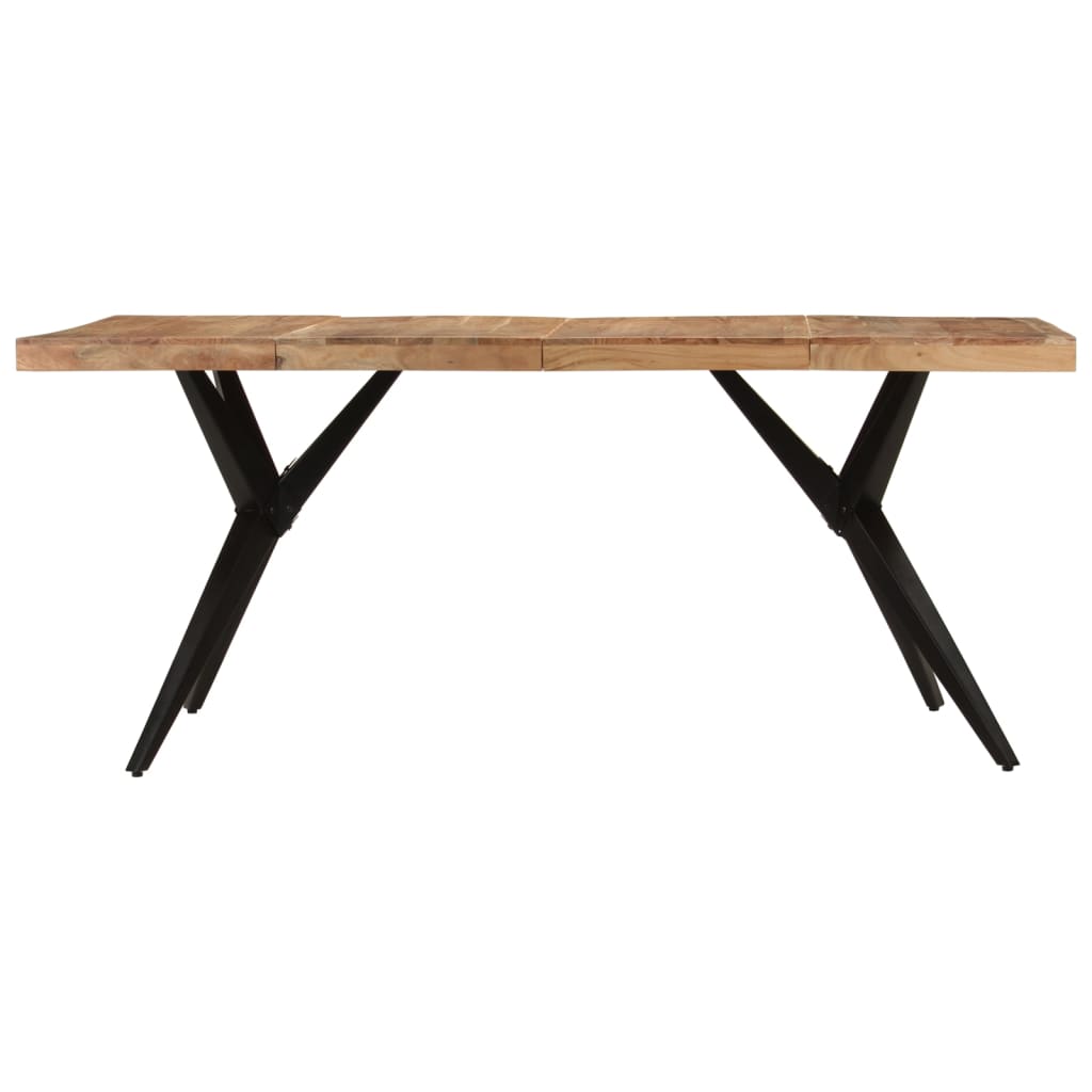 Esstisch 160x80x76 cm Massivholz Akazie