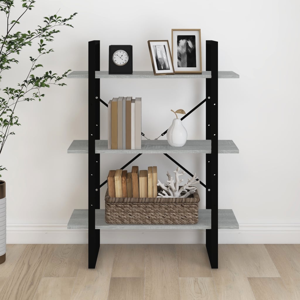 Bücherregal Weiß 80x30x105 cm Holzwerkstoff