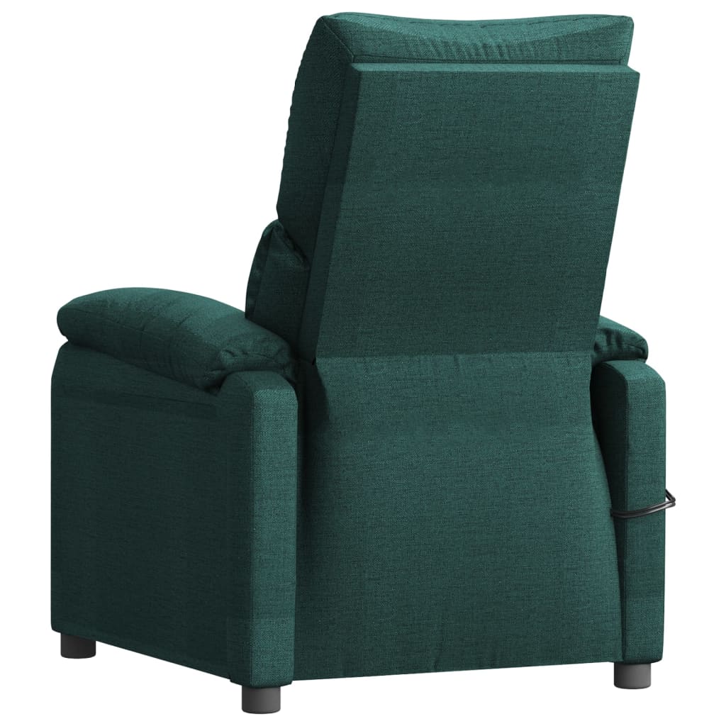 Massagesessel Elektrisch Schwarz Stoff