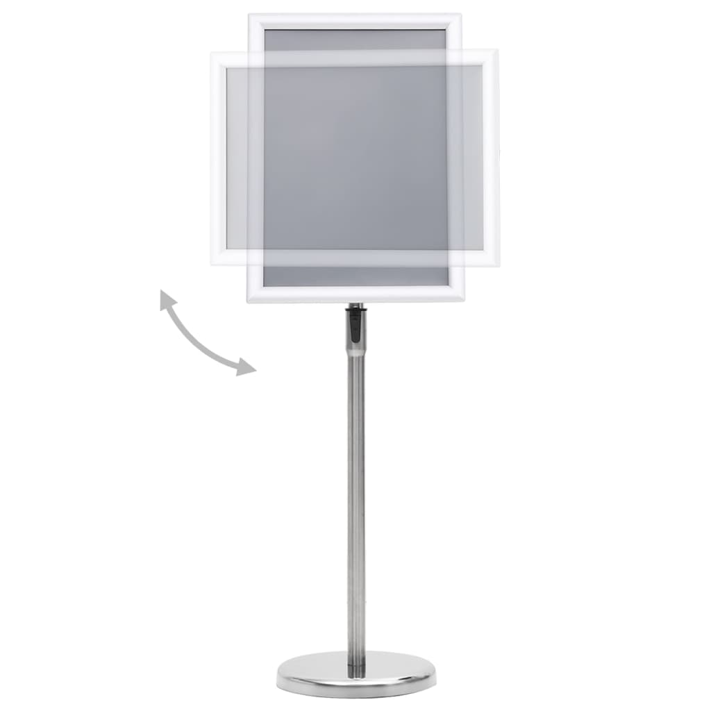 Plakatständer 2 pcs Schwarz 45 x 32,7 x 108 cm Aluminium