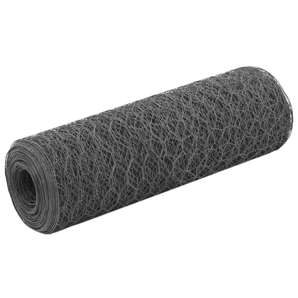 Drahtzaun mit PVC-Beschichtung 25x0,75 m Grün