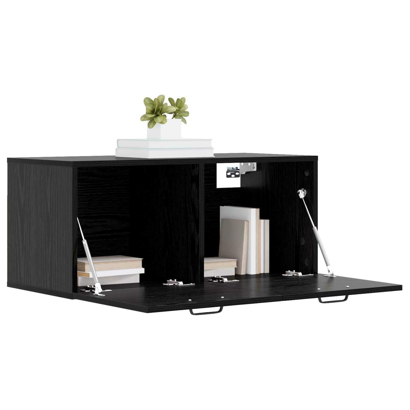 Wandschrank Weiß 80x36,5x35 cm Holzwerkstoff