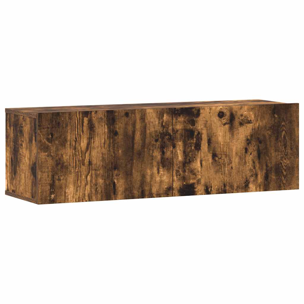 3-tlg. TV-Schrank-Set Weiß Holzwerkstoff