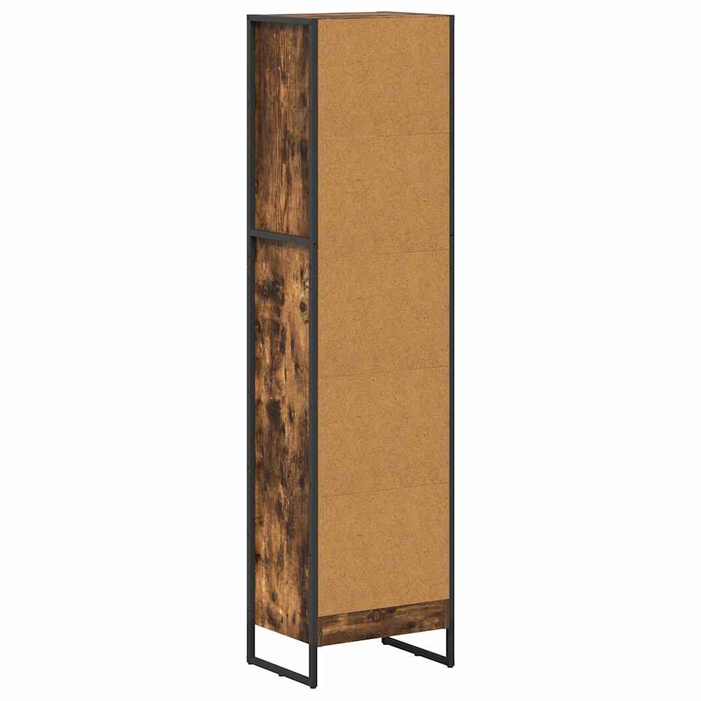 Bücherregal 2 pcs Schwarz Eichen-Optik 60 x 30 x 189,5 cm