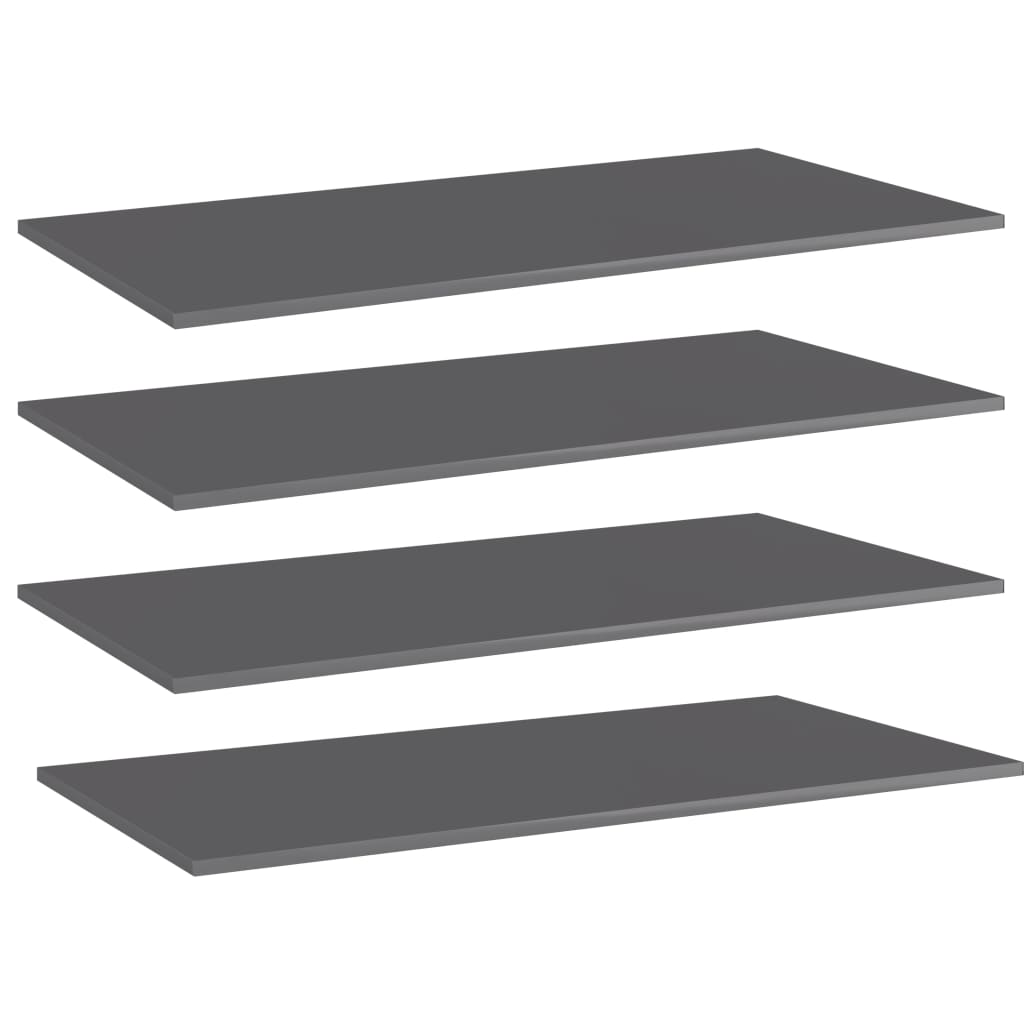 Bücherregal-Bretter 4 Stk. Weiß 40x10x1,5 cm Holzwerkstoff