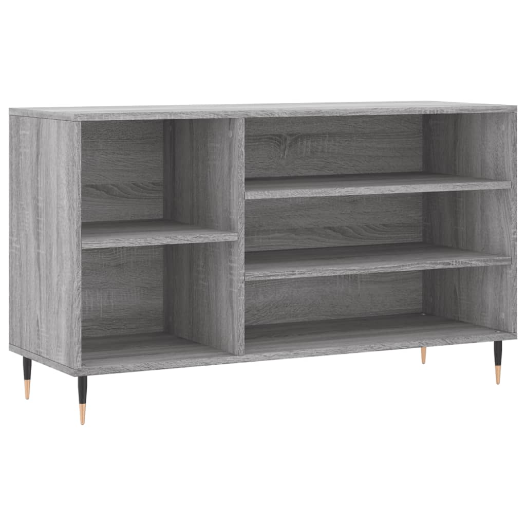 Schuhregal Weiß 102x36x60 cm Holzwerkstoff