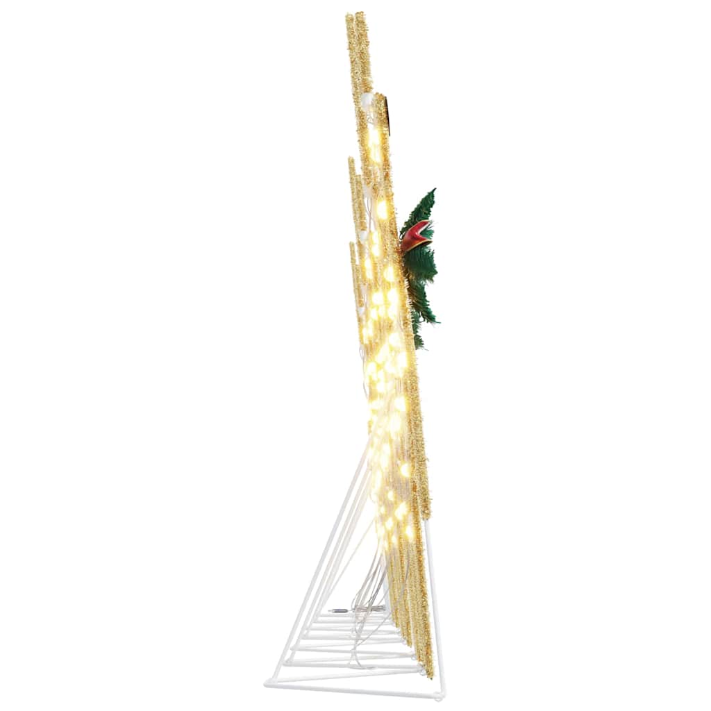 LED Rentiere 5 pcs Gold Stoff