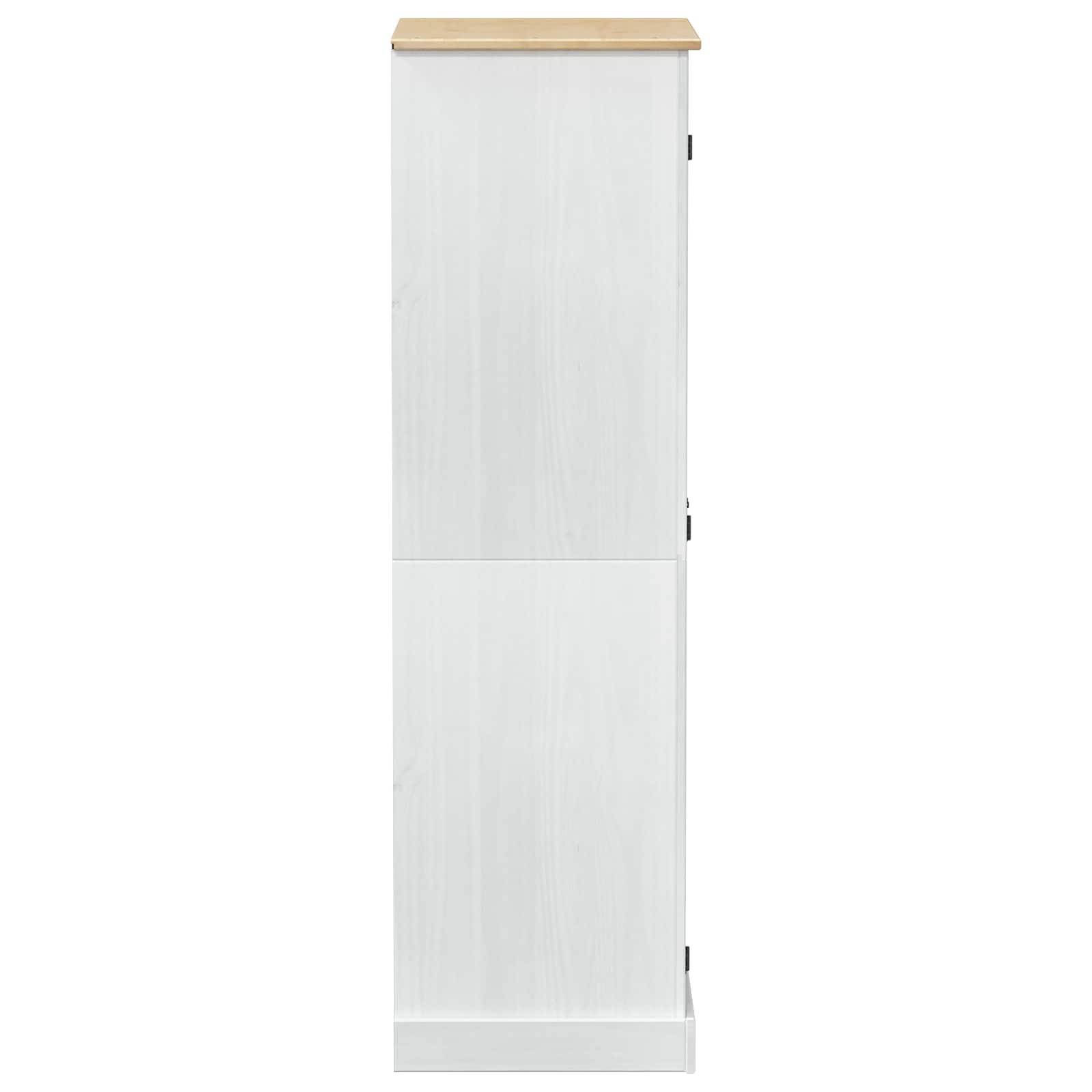 Kleiderschrank Corona 76x50x170 cm Massivholz Kiefer