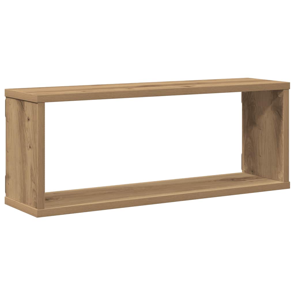 Würfelregale 2 Stk. Weiß 30x15x30 cm