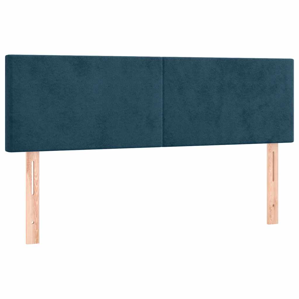 Kopfteil Hellgrau 80x5x118/128 cm Samt