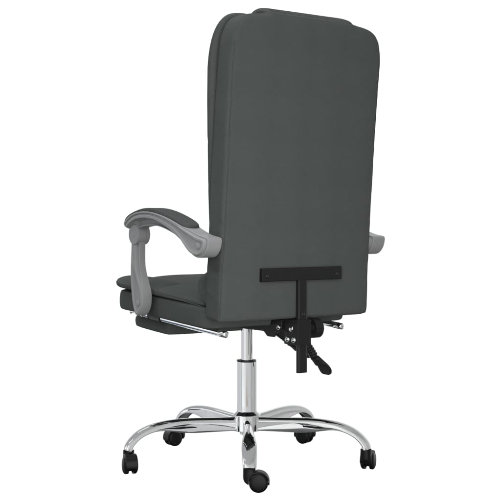 Bürostuhl mit Massagefunktion Taupe Stoff