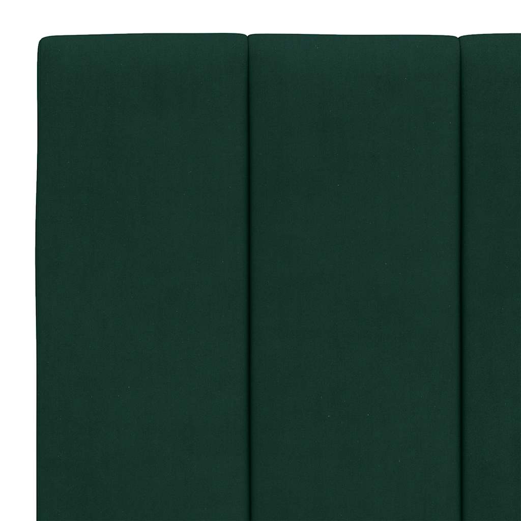 Bett mit Matratze "Hanko" Hellgrau 80x200 cm Samt