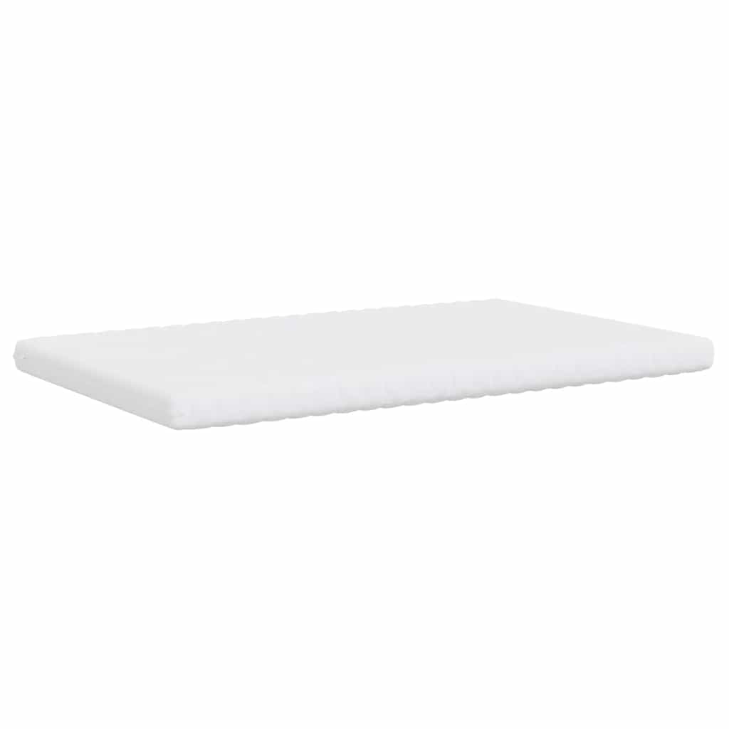 Schaumstoffmatratze Weiß 80x200 cm 7-Zonen Härtegrad 20 ILD