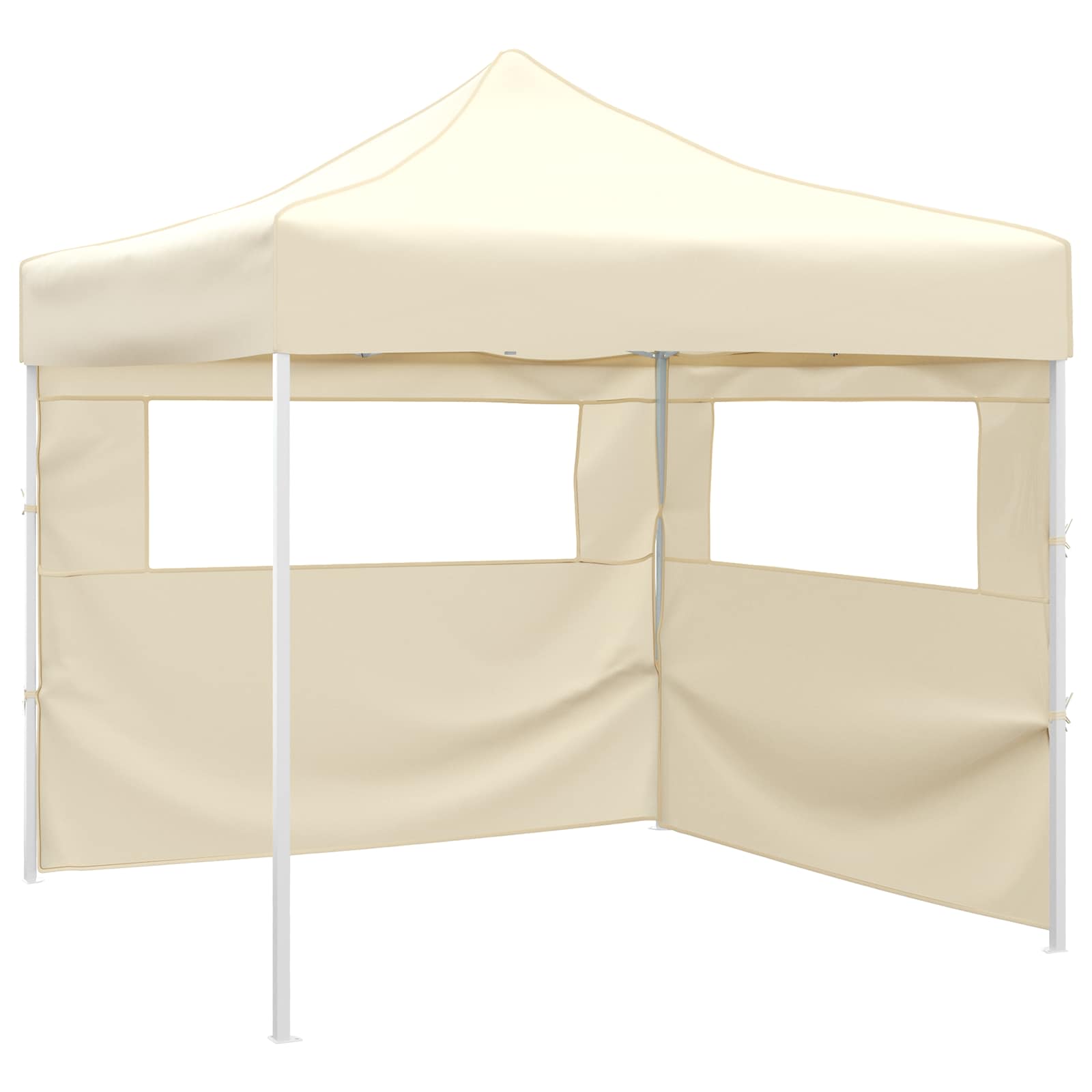 Partyzelt Faltbar Pop-Up Schwarz 292x292x315 cm
