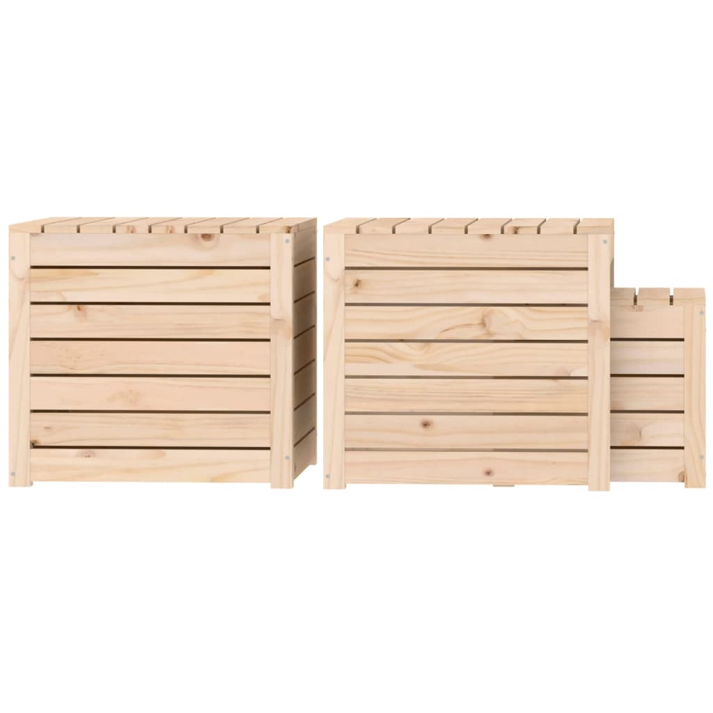 Gartenbox 101x50,5x46,5 cm Massivholz Kiefer
