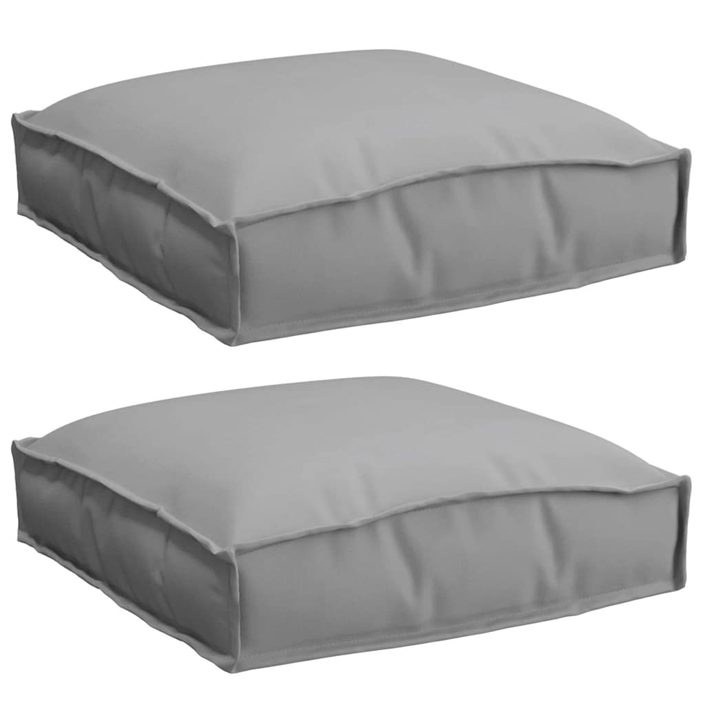 Kissen 2 pcs Anthrazit 40 x 40 x 8 cm Oxford-Stoff