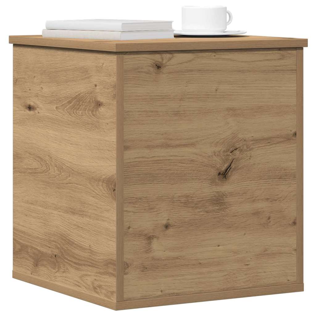 Aufbewahrungstruhe Weiß 84x42x46 cm Holzwerkstoff