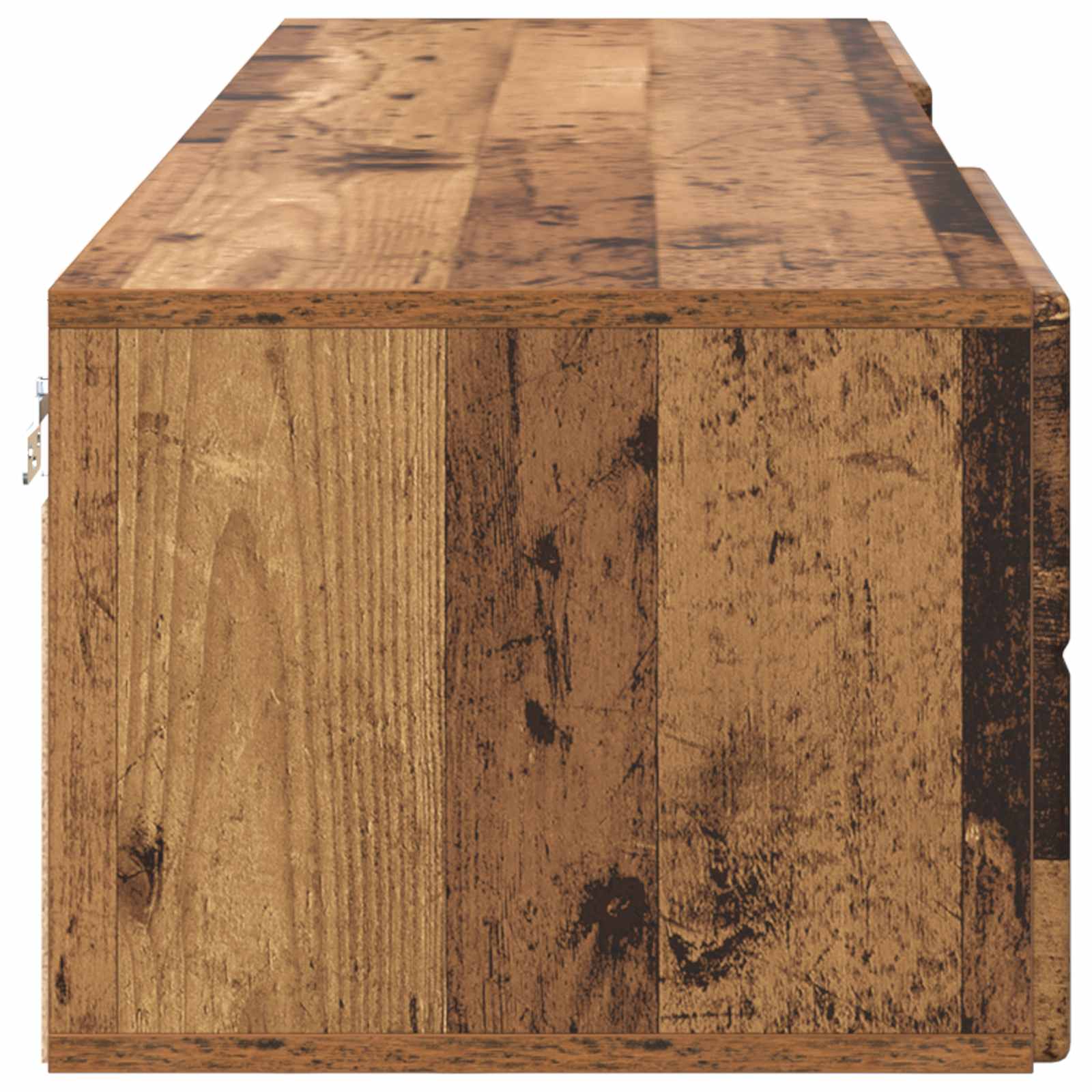 Highboard mit Regal FLORIN Weiß 60 x 35 x 182 cm Holzwerkstoff