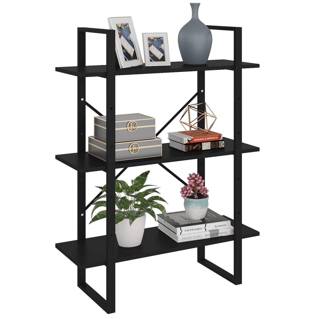 Bücherregal Weiß 80x30x105 cm Holzwerkstoff