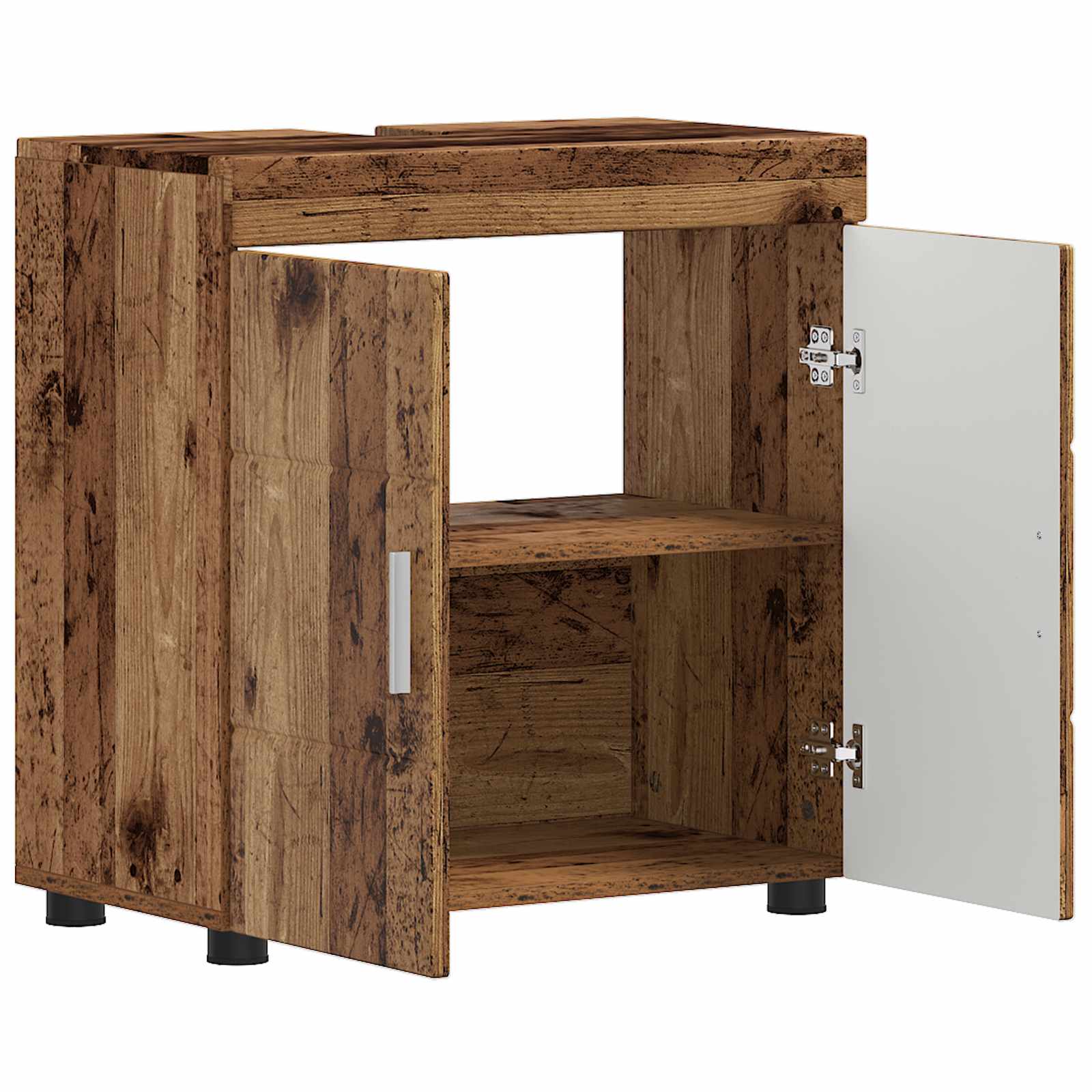 Badezimmermöbel-Set TULUM 2 pcs Weiß 60 x 34 x 63 cm