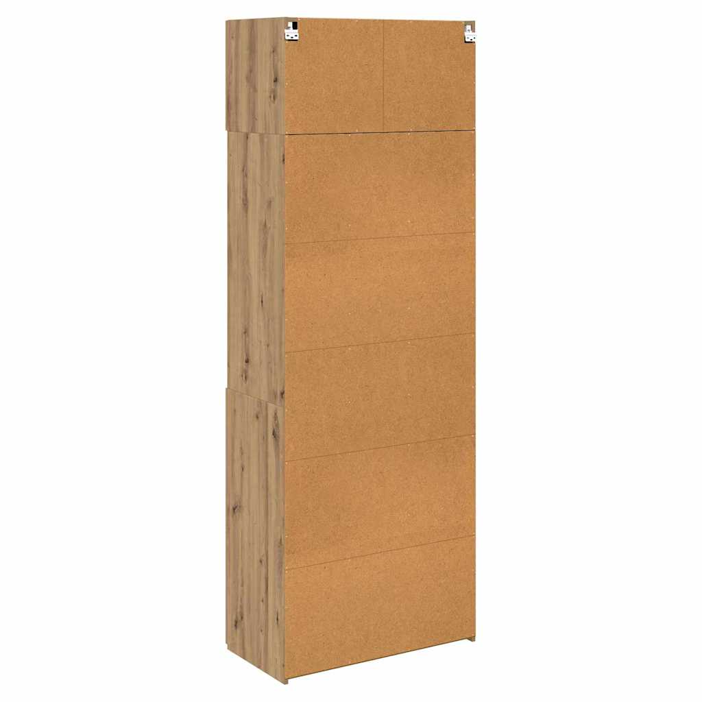 Aufbewahrungsschrank Altholz 80 x 42,5 x 225 cm Holzwerkstoff