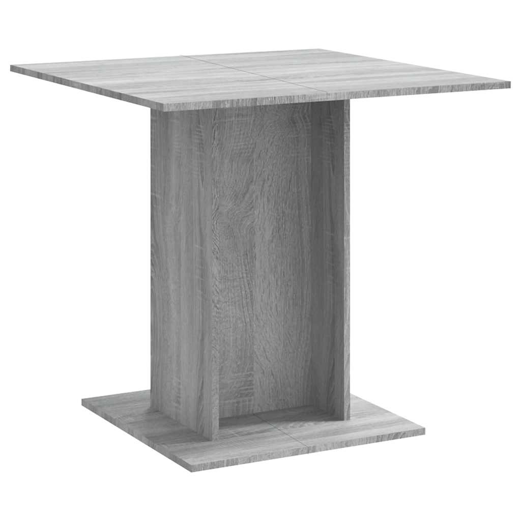 Esstisch Weiß 80x80x75 cm Holzwerkstoff
