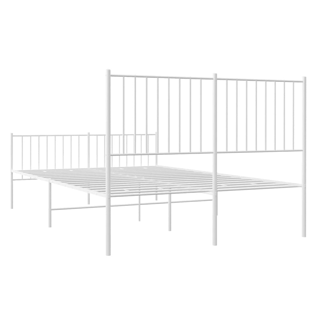 Bettgestell Metall Schwarz 75x190 cm