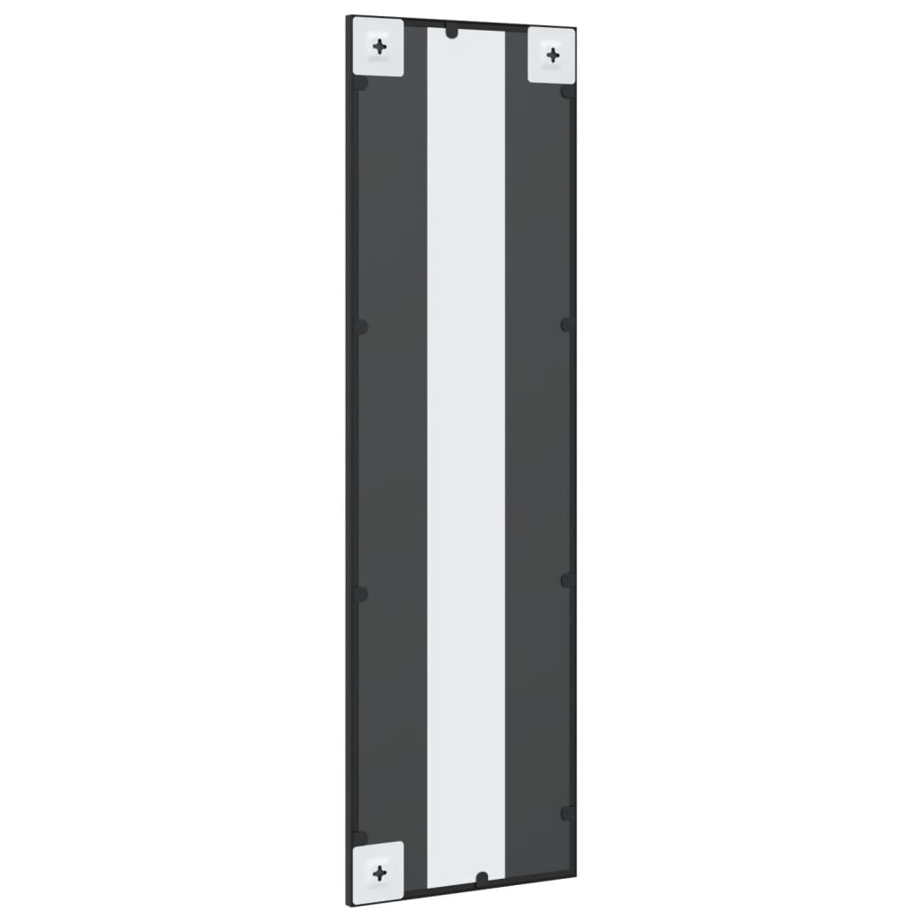 Wandspiegel Schwarz 60x40 cm Metall