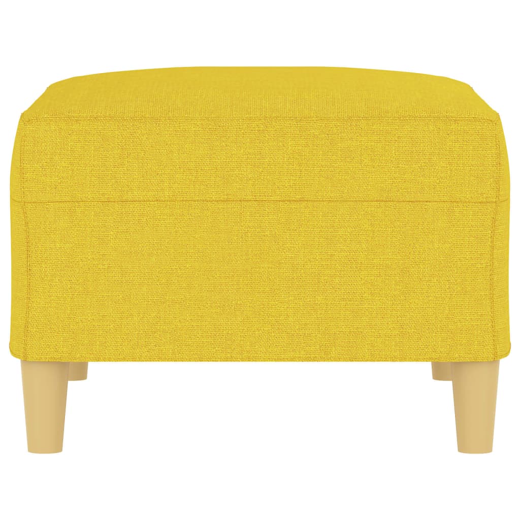 Fußhocker Hellgrau 60x50x41 cm Stoff