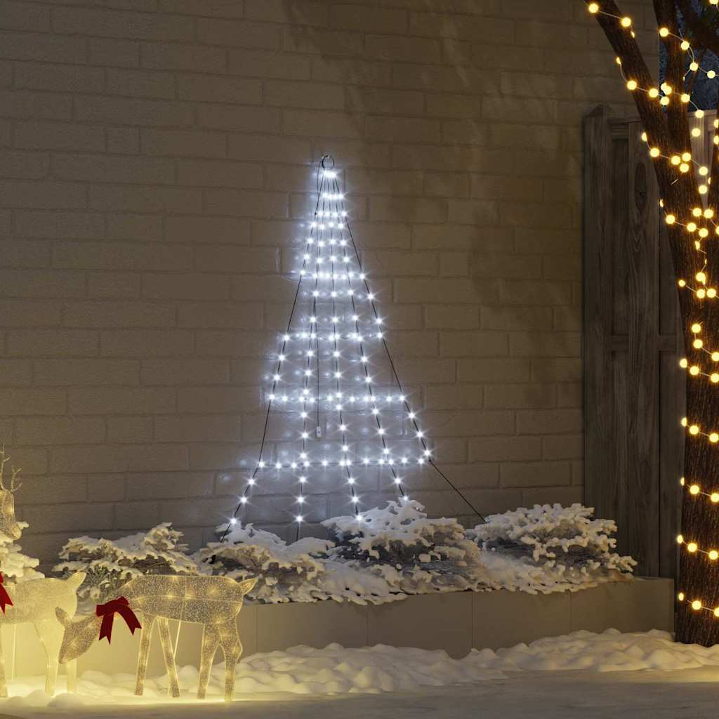LED Weihnachtsbaum mit Erdspießen Warmes Weiß 182 cm Metall