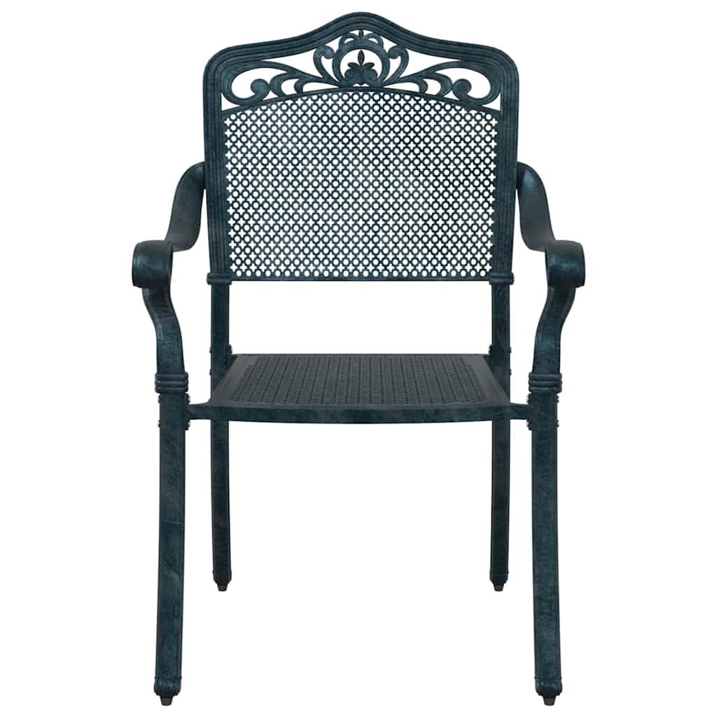 Gartenstuhl 2 pcs Bronze 55 x 55 x 92,5cm Aluminium