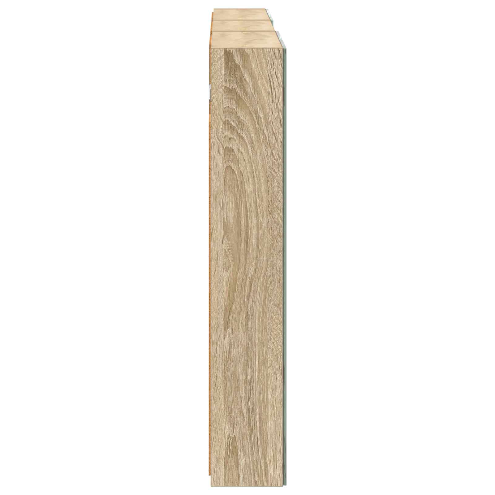 Badezimmerschrank-Set 3 pcs 80 x 10,5 x 50 cm Holzwerkstoff