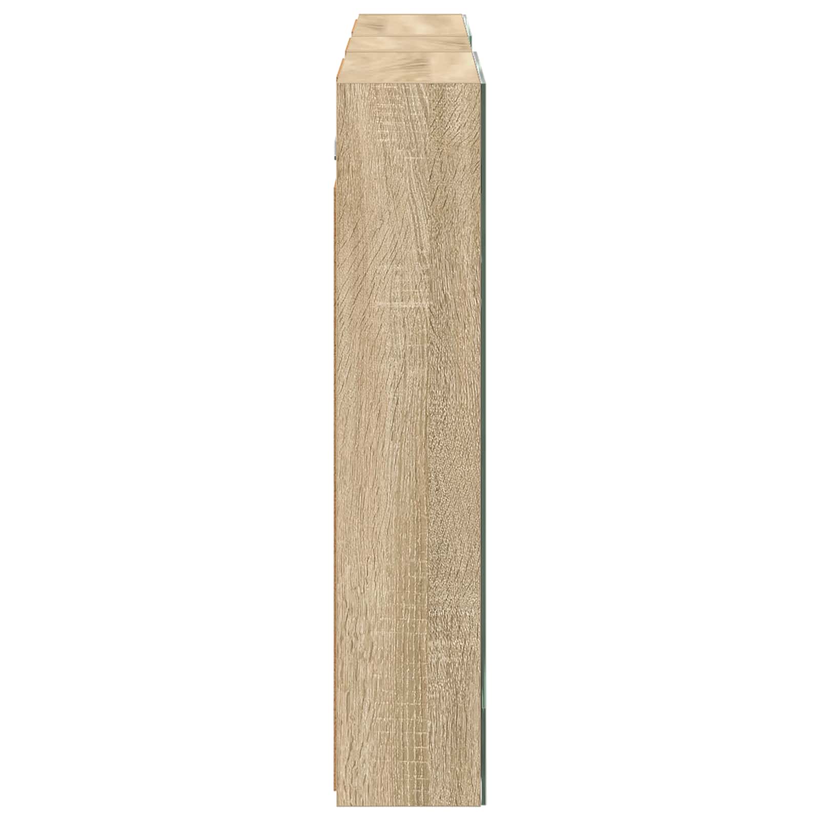Badezimmerschrank-Set 3 pcs 80 x 10,5 x 50 cm Holzwerkstoff