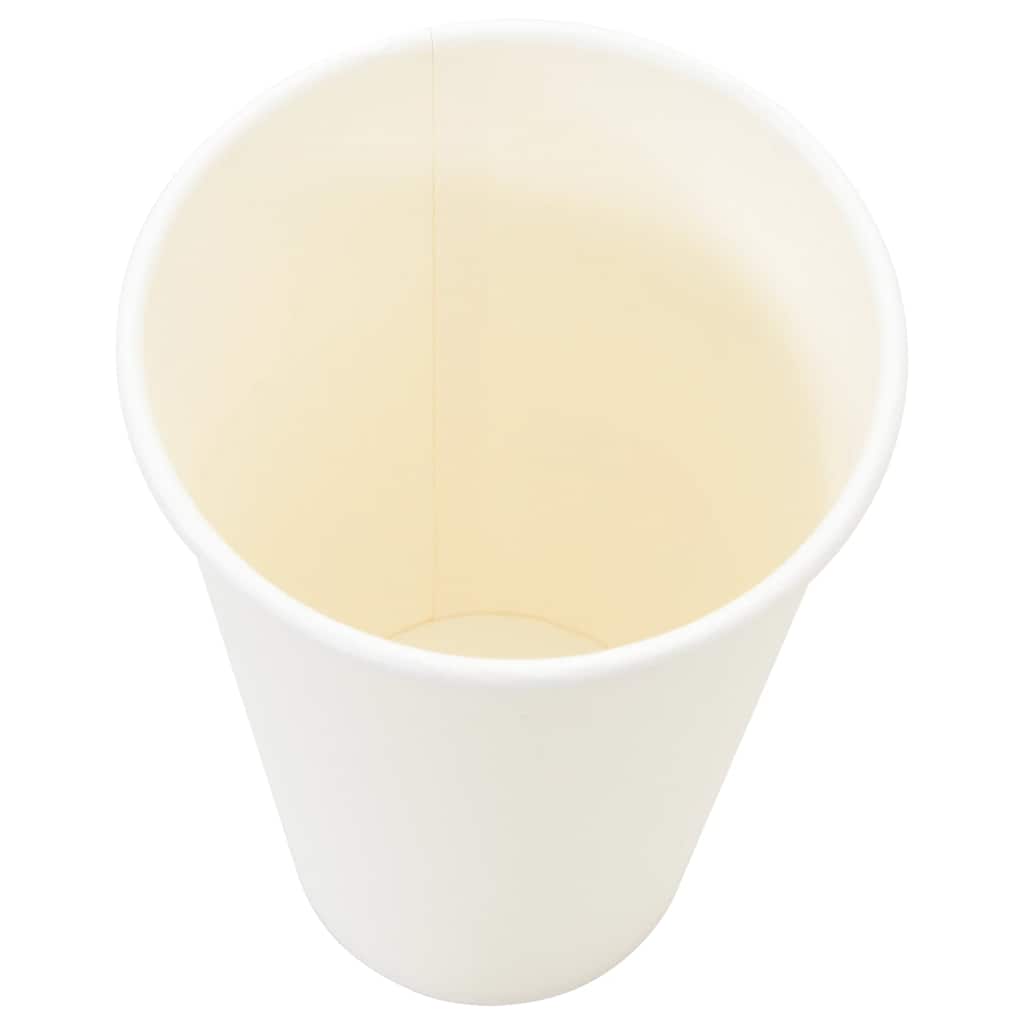 Pappbecher 1000 Stk. 12oz 300ml Weiß