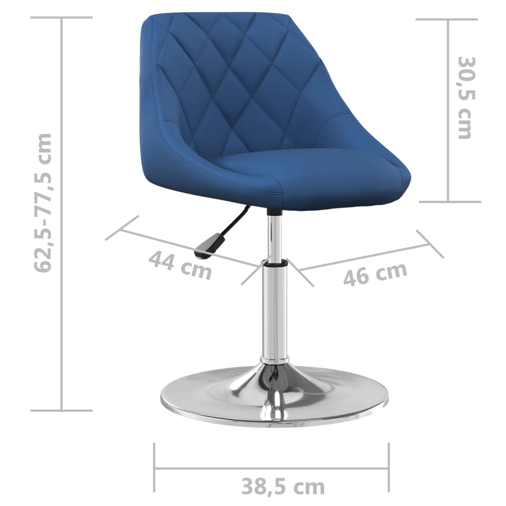 Esszimmerstühle 4 Stk. Drehbar Braun Samt