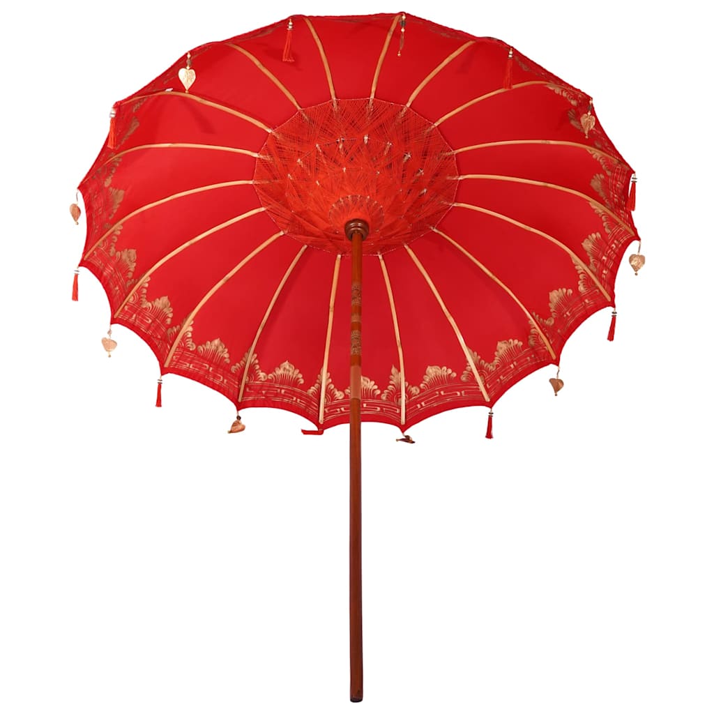 Balinesischer Sonnenschirm Creme 185 x 185 x 260 cm
