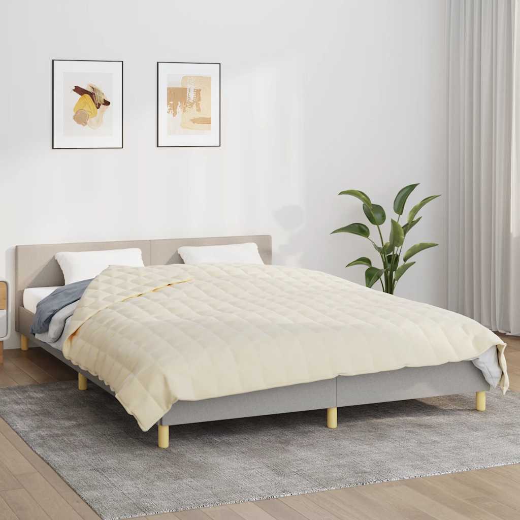 Gewichtsdecke Grau 122x183 cm 5 kg Stoff