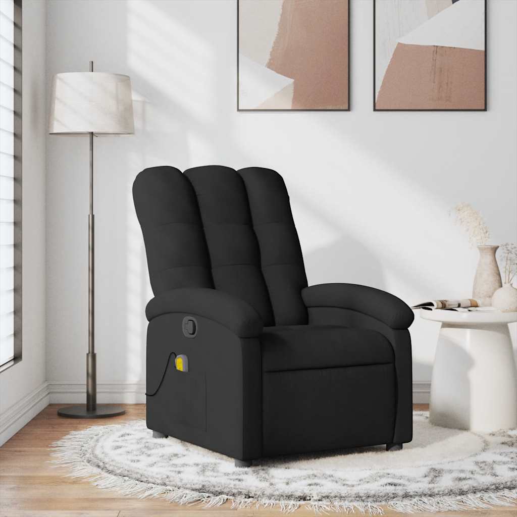 Relaxsessel Elektrisch Hellgrau Stoff