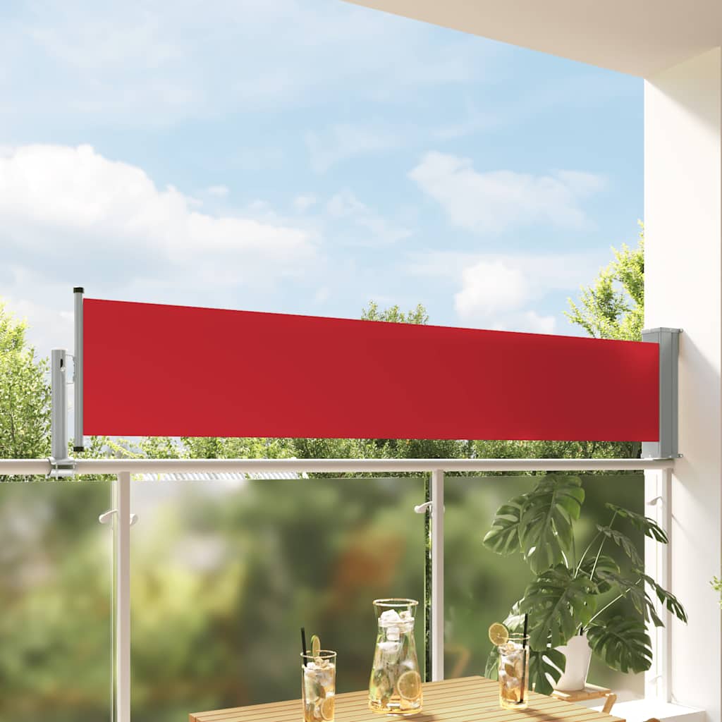 Seitenmarkise 60 x 300 cm 100% Polyester Eisen Stahl