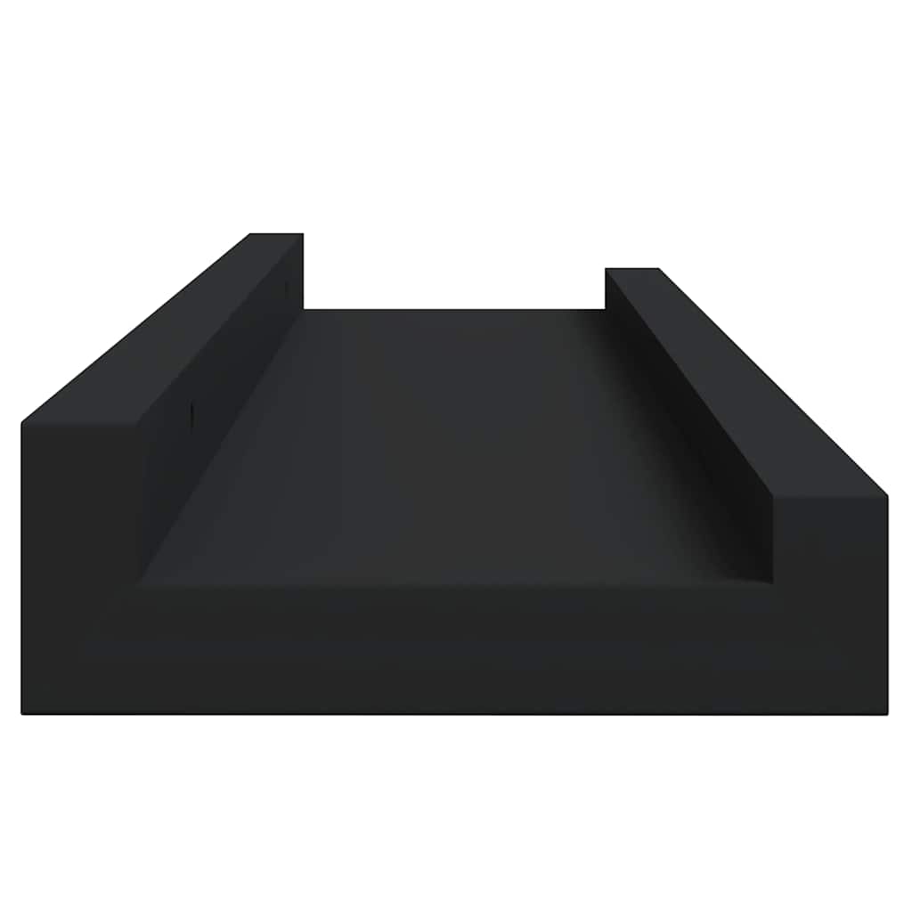 Bilderleisten 2 Stk. Weiß 80x9x3 cm MDF
