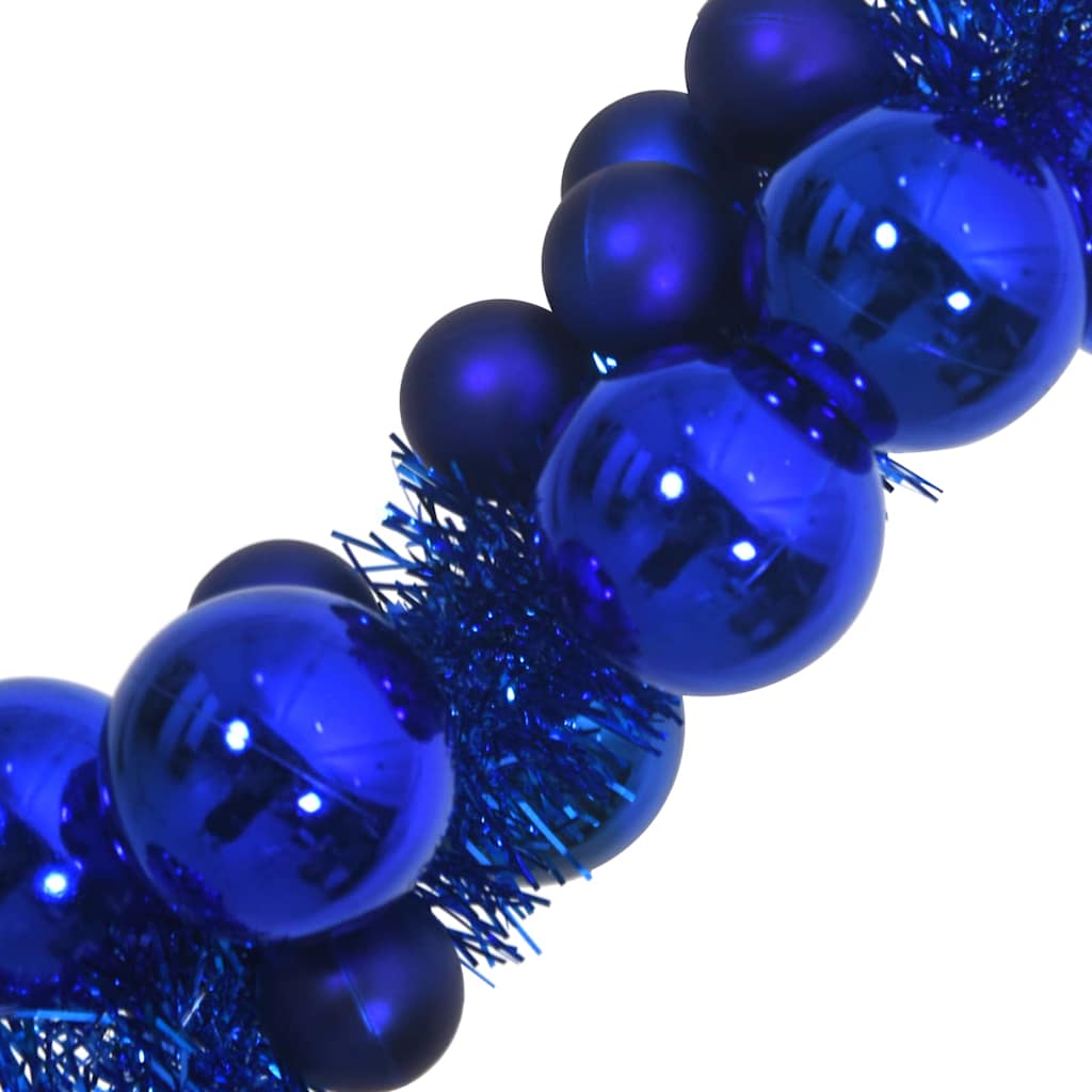 Weihnachtskugelgirlande Schwarz 186 cm Polystyrol