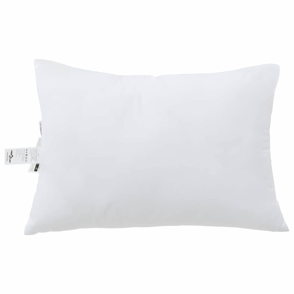 Kopfkissen mit Kissen Weiß 60 x 40 x 20 cm Polyester