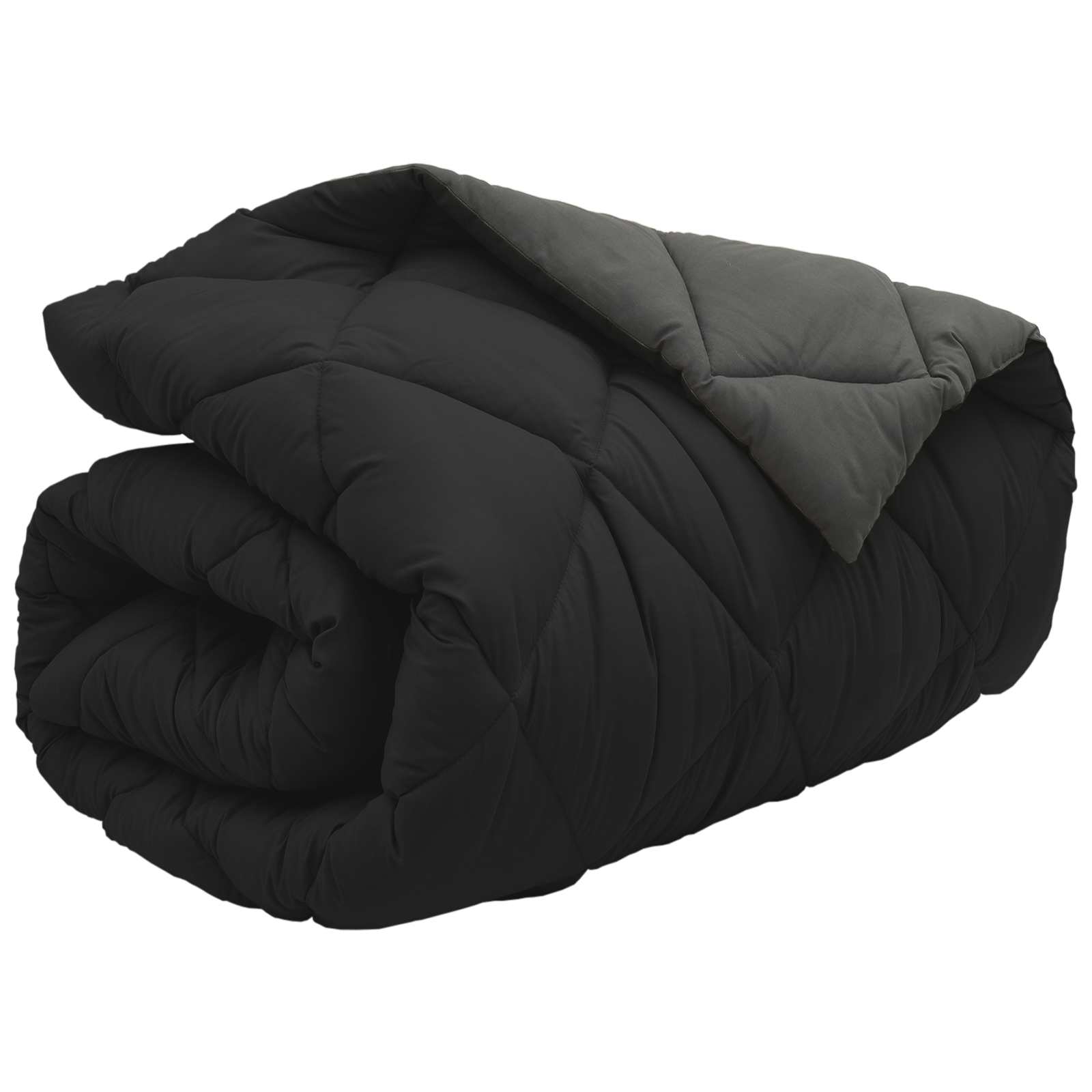 Winterbettdecke Anthrazit 135 x 200 cm Mikrofaser
