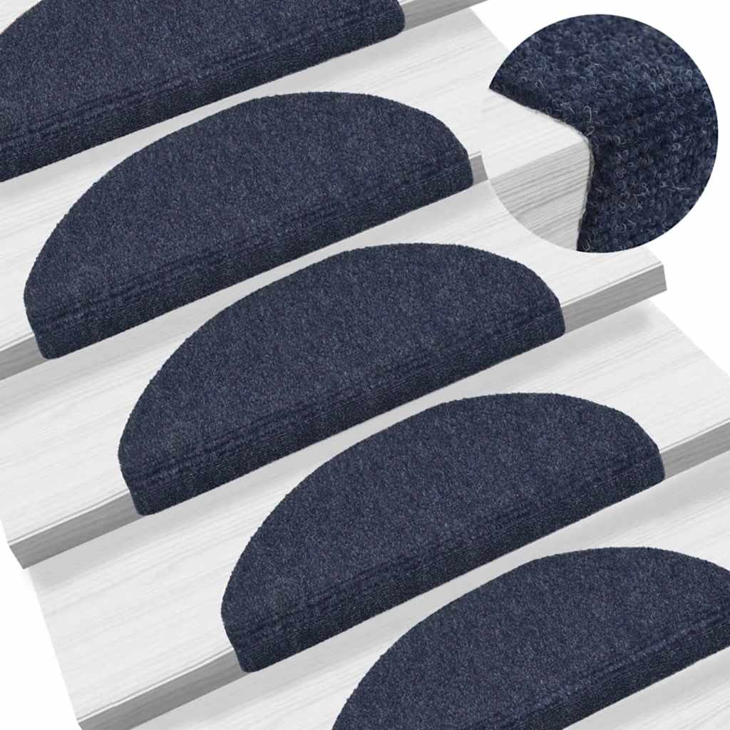 Stufenmatten Selbstklebend 15 Stk. 56x17x3 cm Hellbraun Halbrund