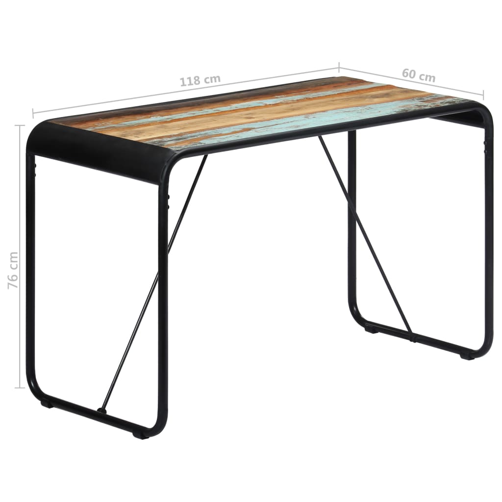 Esstisch 180x90x76 cm Altholz Massiv